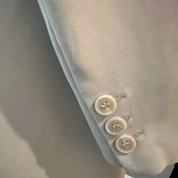 Rachel Zoe Beige Double-Breasted Blazer - Picture 3 of 4